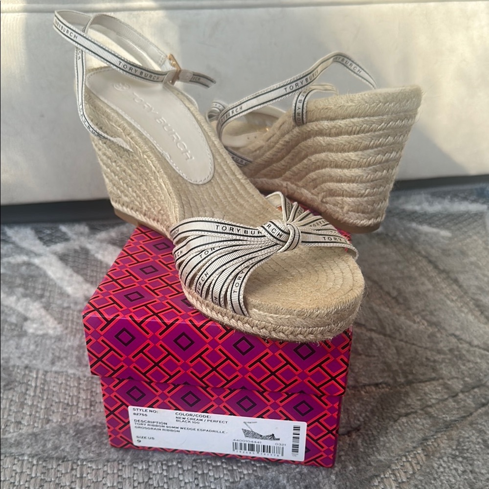 Tory Burch Cream Sandals